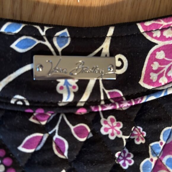 Vera Bradley Blue Purple Retired Alpine Floral Small Crossbody Bag EUC - Picture 2 of 7